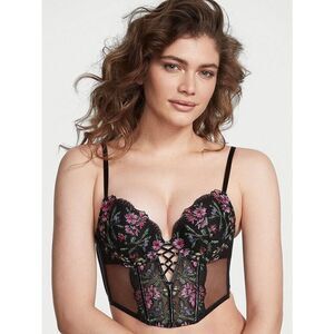 Victoria's Secret Very Sexy Push Up Embroidered Corset Top 36C
